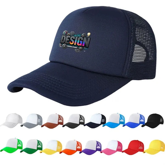 Sponge Mesh Duck Tongue Cap