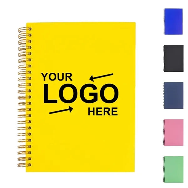 Spiral Notebook Colorful Hard Cover