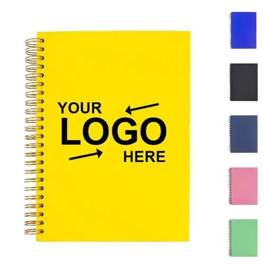 Spiral Notebook Colorful Hard Cover
