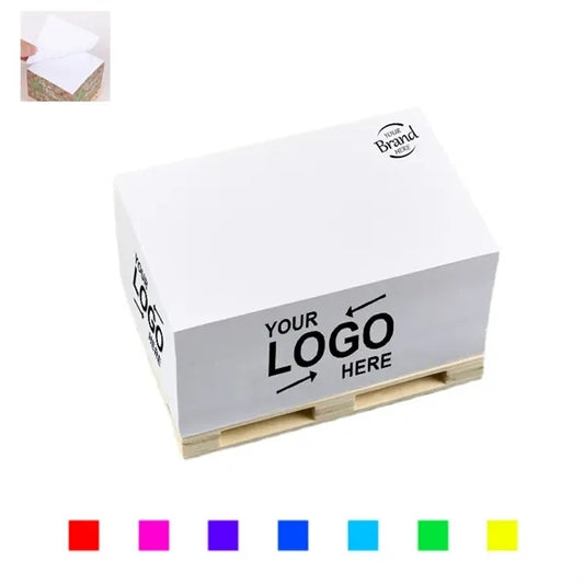 Self Adhesive Notepad With Wooden Pallet