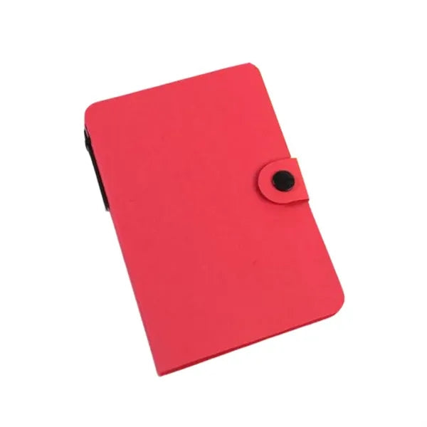 Kraft Paper Notebook With Sticky Notes And Flags