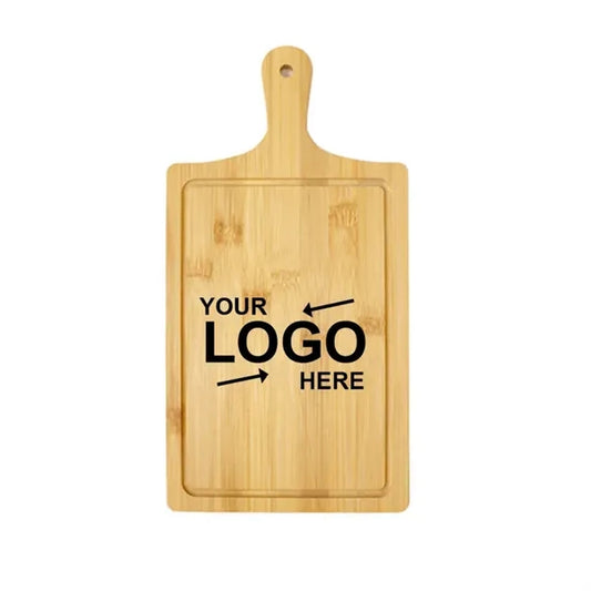 Wooden Pizza Board Paddle With Handle