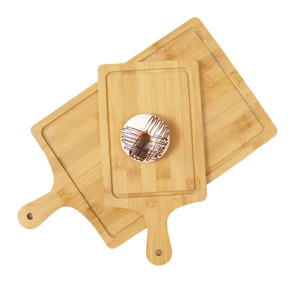 Wooden Pizza Board Paddle With Handle