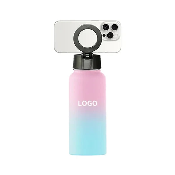 32oz Stainless Steel Magnetic Ring Water Bottle