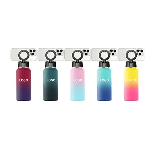 32oz Stainless Steel Magnetic Ring Water Bottle