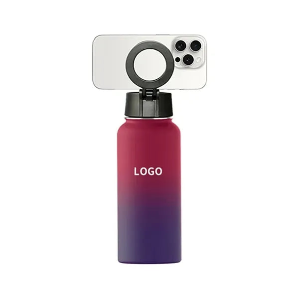 32oz Stainless Steel Magnetic Ring Water Bottle