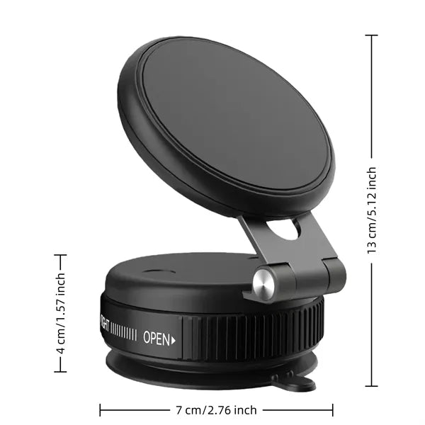 Foldable Magnetic Car Mount for Secure Multi-Angle Holding