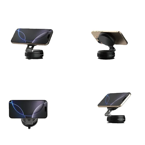 Foldable Magnetic Car Mount for Secure Multi-Angle Holding