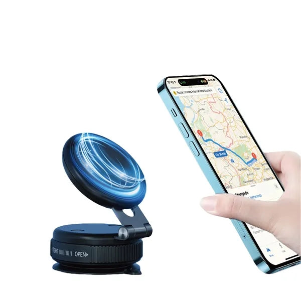 Foldable Magnetic Car Mount for Secure Multi-Angle Holding