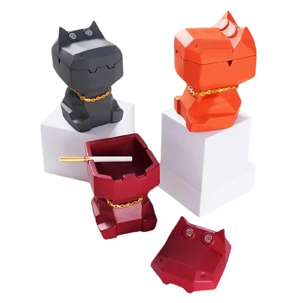 Novelty Smoking Gift Dog Ashtray with Creative Design