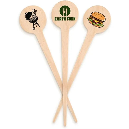 4" Custom Wooden Disc Top Picks