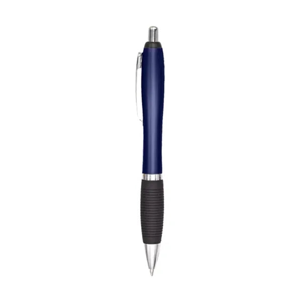 Union Printed - Contour Metallic Grip Click Pen