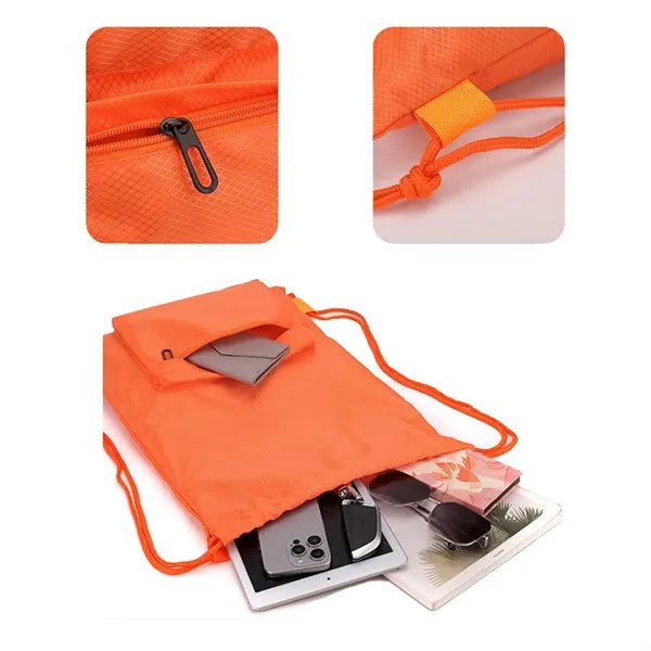 Oxford Drawstring Backpack