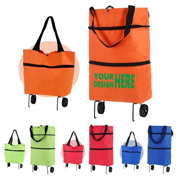 Folding Shopping Bag with Wheels