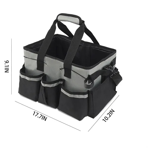 Oxford Cloth Tool Tote Bag With Multi Pocket