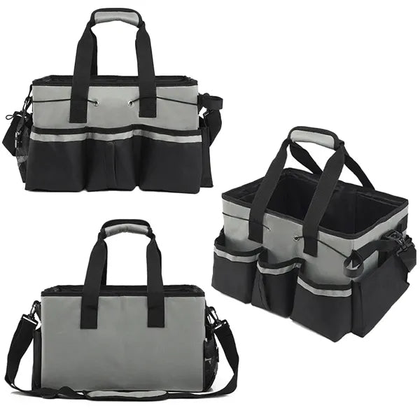 Oxford Cloth Tool Tote Bag With Multi Pocket