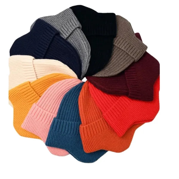 Winter Cycling Beanie Ear Flap Knit Trapper Hat Skull Cap