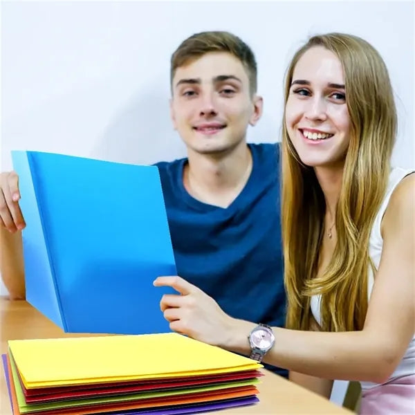 Plastic Folders with 2 Pockets and 3 Prongs