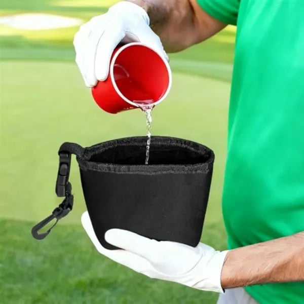 Golf Club Ball Cleaning Waterproof Pouch Bag Gear