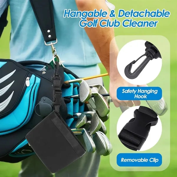 Golf Club Ball Cleaning Waterproof Pouch Bag Gear