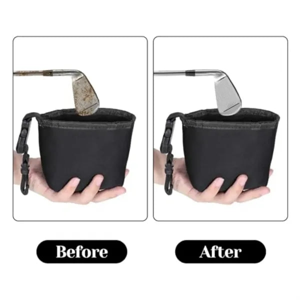 Golf Club Ball Cleaning Waterproof Pouch Bag Gear
