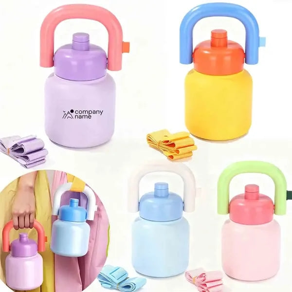 33oz Insulated Water Bottle with Handle&Straw