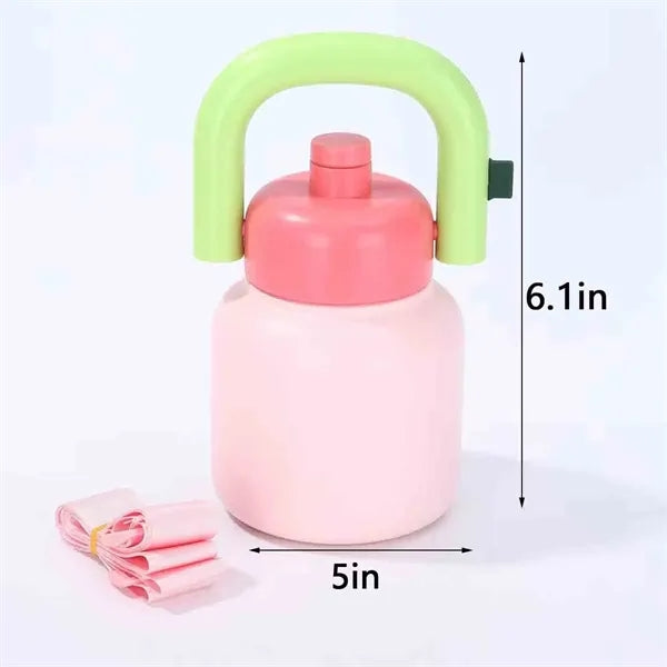 33oz Insulated Water Bottle with Handle&Straw