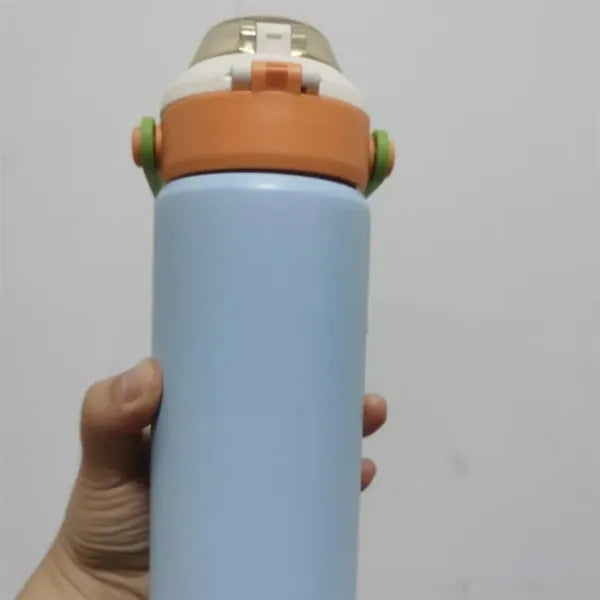 12/18Oz Stainless Steel Double-Wall Tumbler with Lid & Straw