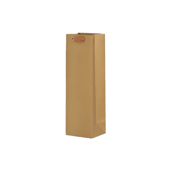 Heavy Kraft Wine Gift Bag With Rope Handle