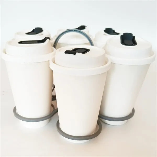 Portable Foldable Cup Holder Six-Cup Drink Carrier