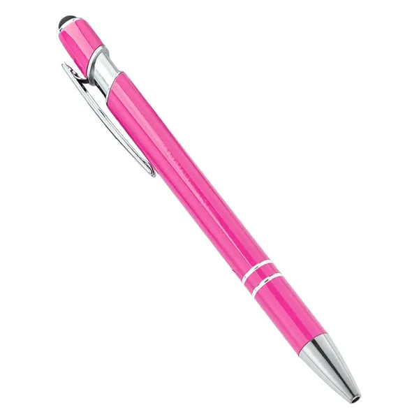 Aluminum Stylus Tip Ballpoint Writing Pen