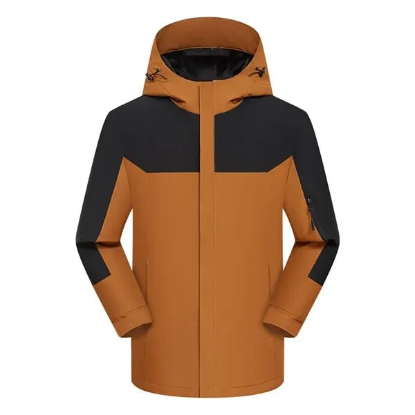 Waterproof, windproof, and warm hooded jacket