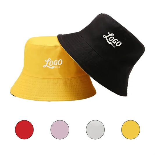 Double-Sided Colorful Sun Protection Bucket Hat