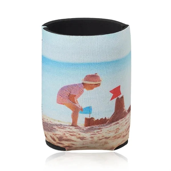 Full Color Collapsible Neoprene Can Cooler Holder