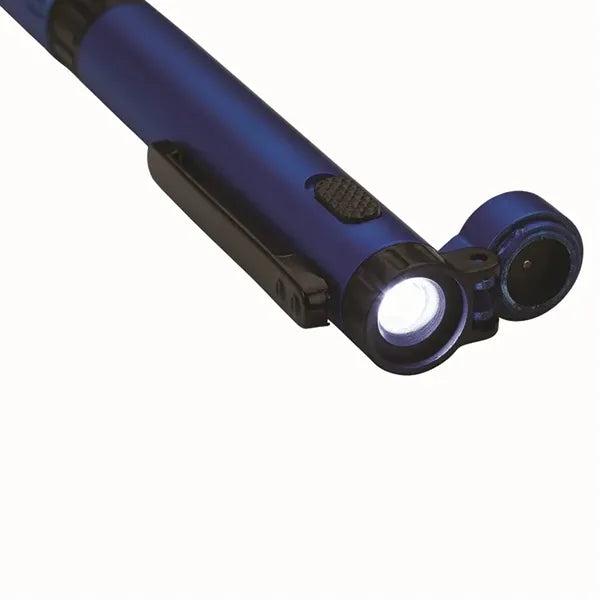 LED Compass 6-in-1 Kinetic Ball Pen Touchscreen Phone Stand