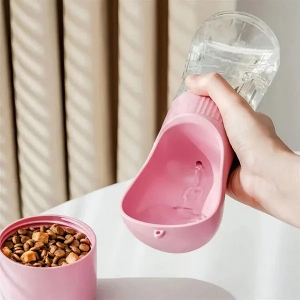 Portable Pet Food And Water Dispenser