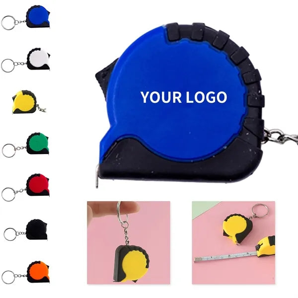 Compact Keychain Metric Tape Measure One Meter