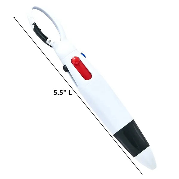 Rocket Shape Four Ink Writer Pen