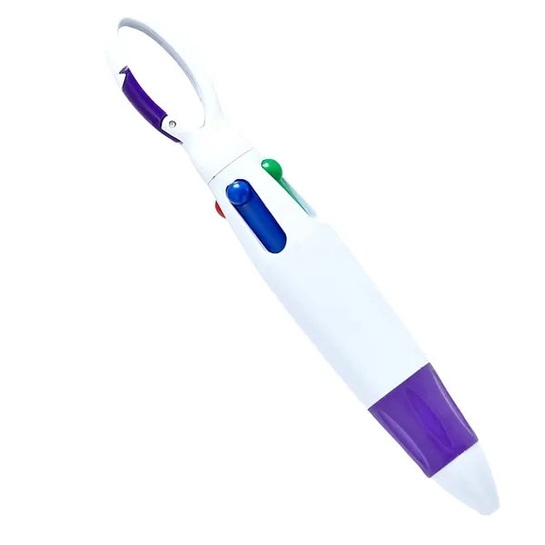 Rocket Shape Four Ink Writer Pen