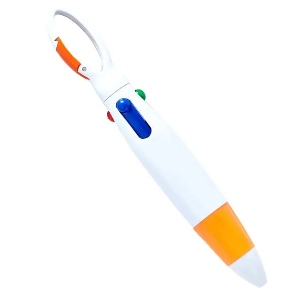 Rocket Shape Four Ink Writer Pen