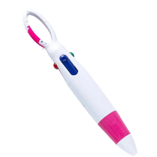 Rocket Shape Four Ink Writer Pen
