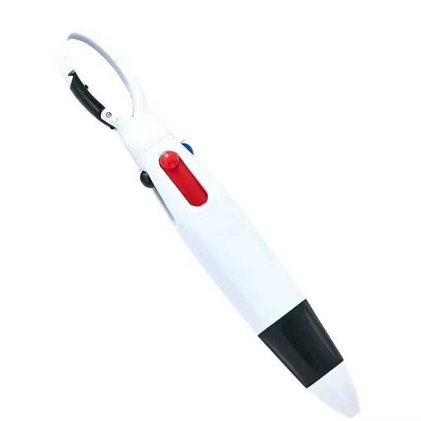 Rocket Shape Four Ink Writer Pen