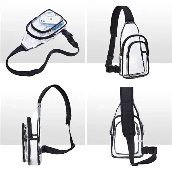 Clear Crossbody Shoulder Backpack