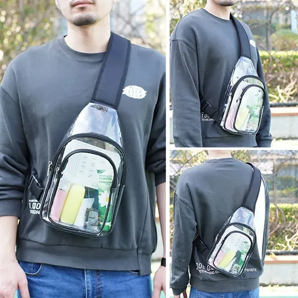 Clear Crossbody Shoulder Backpack
