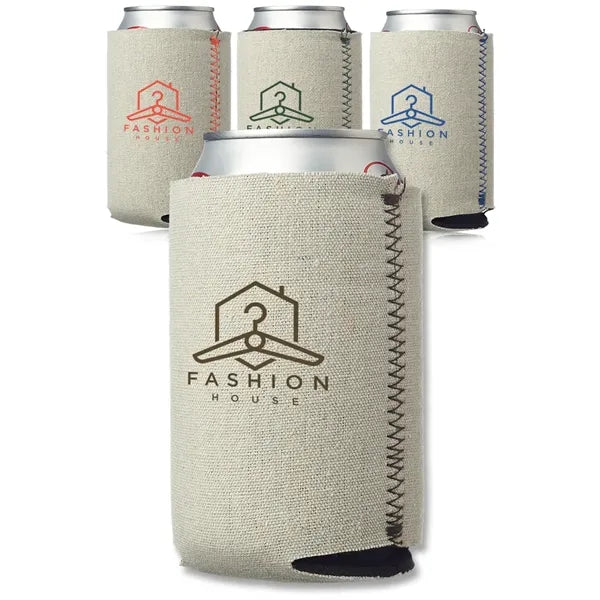 Canvas Foam Can Cooler Holder