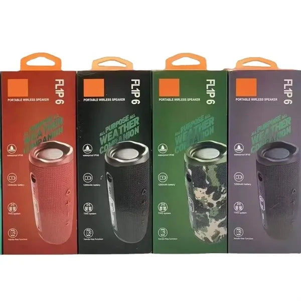 Flip 6-Dynamic Sound Portable Bluetooth Speaker