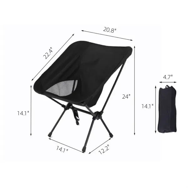 Portable Camping Foldable Chair with Carry Bag