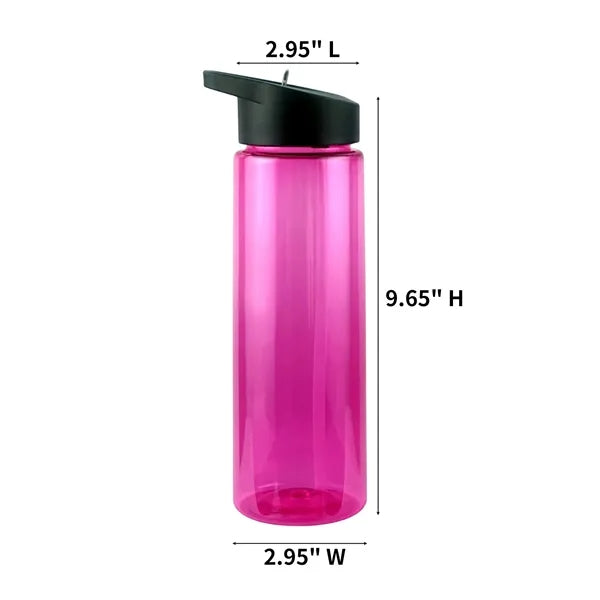 Twenty Five Ounce Flip Straw Sport Bottle