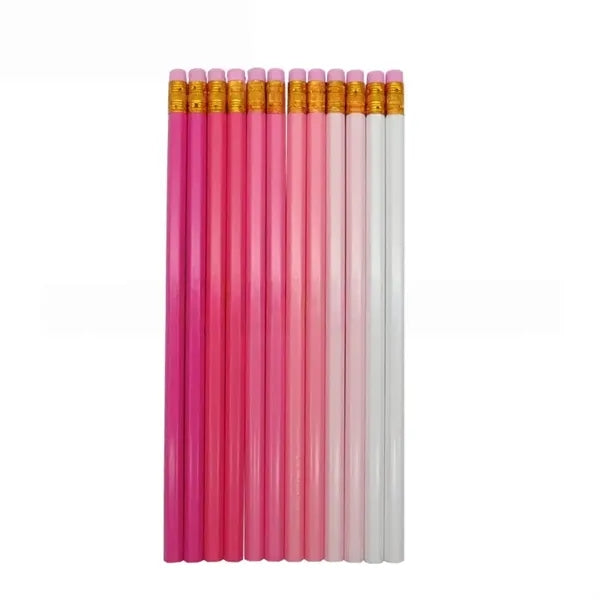 6 PCS Stationery Set PVC Case Pencil Ruler Eraser Sharpener