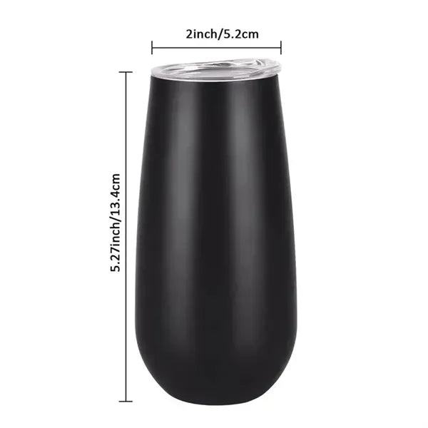 Double Wall Bottle 12oz Wine Champagne Tumbler